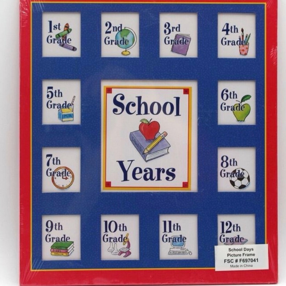 Two! School Days Picture Frame